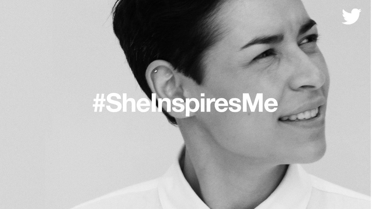 Twitter #SheInspiresMe campaign portrait